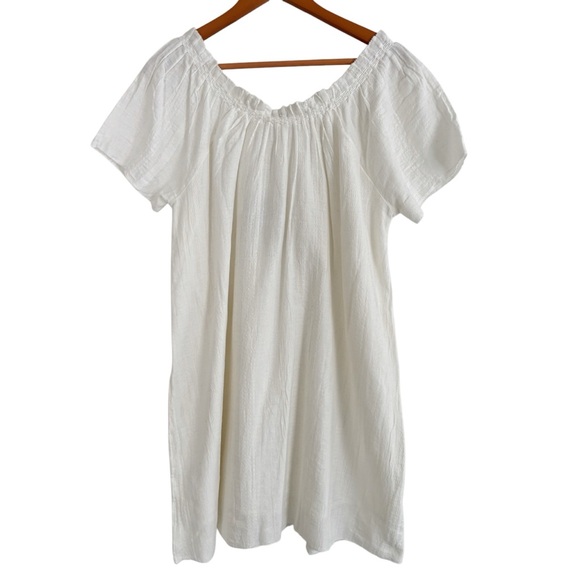 Faherty Annabelle Whisper White Organic Cotton Dress Size XS NWT - Picture 4 of 8